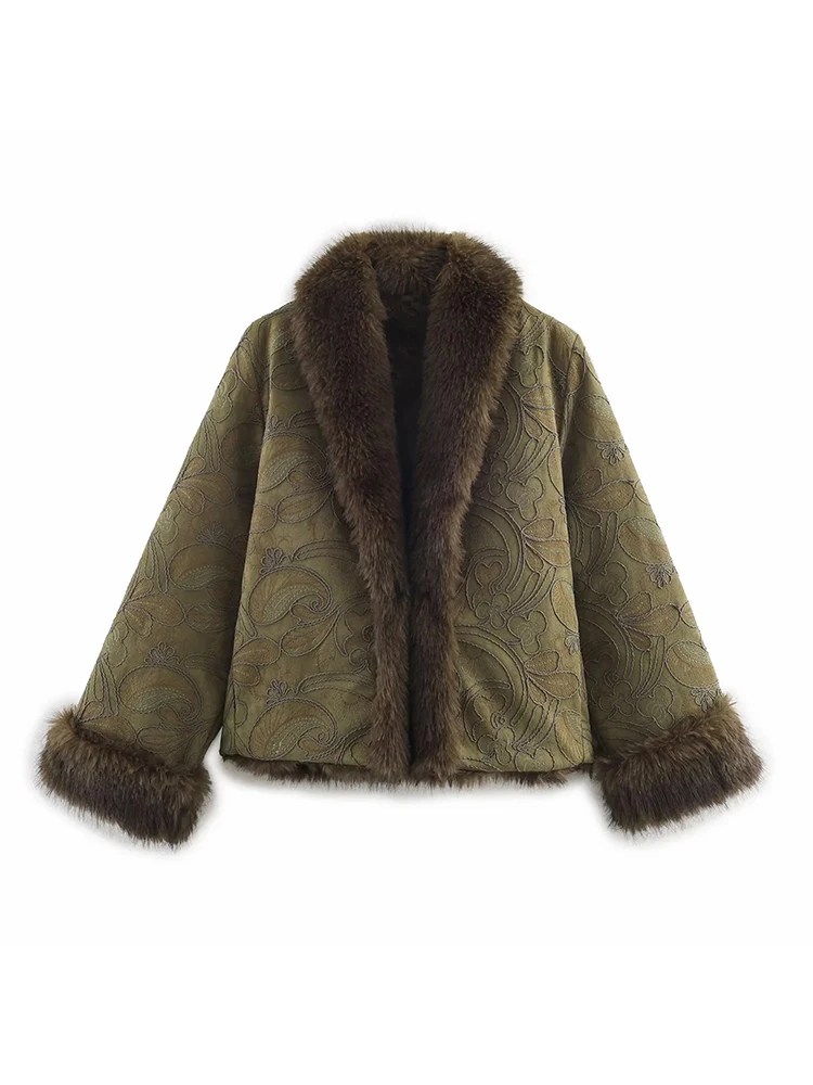 Женские новые винтажные куртки с вышивкой для женщин, модная плюшевая женская осенне-зимняя теплая уличная повседневная новая верхняя одежда
Женские новые винтажные куртки с вышивкой для женщин, модная плюшевая женская осенне-зимняя теплая уличная повседневная новая верхняя одежда