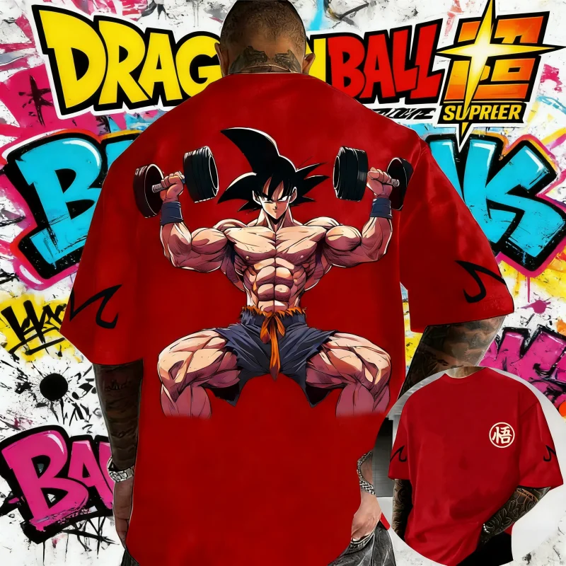 Футболка унисекс оверсайз из 100% хлопка с принтом на спине «Dragon Ball Goku Gym» в винтажном стиле для фанатов DBZ, уличная одежда Y2K, лето 2026
Футболка унисекс оверсайз из 100% хлопка с принтом на спине «Dragon Ball Goku Gym» в винтажном стиле для фанатов DBZ, уличная одежда Y2K, лето 2026