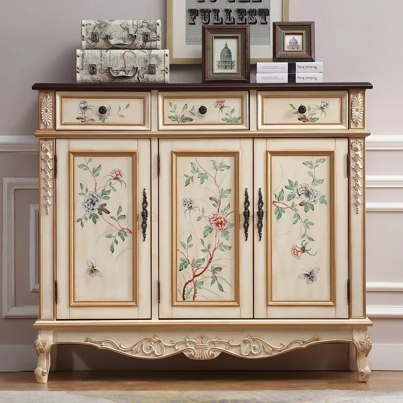Home Entrance Painted Storage Cabinet Solid Wood Large Capacity Hallway Cabinet
Home Entrance Painted Storage Cabinet Solid Wood Large Capacity Hallway Cabinet