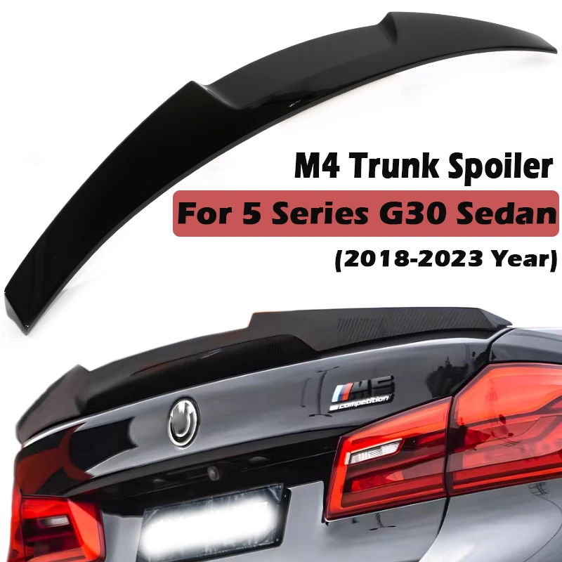 Rear Bumper Trunk Boot Spoiler Lip For BMW 5 Series G30 Gloss Black M5 Roof Wing PSM M4 CS Style 2017-2023 Carbon Fiber Look
Rear Bumper Trunk Boot Spoiler Lip For BMW 5 Series G30 Gloss Black M5 Roof Wing PSM M4 CS Style 2017-2023 Carbon Fiber Look