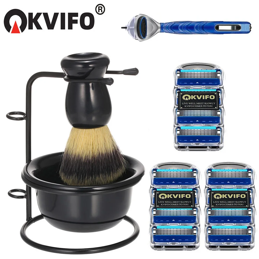 New 1-5 pcs Men's Shaving Set, Razor and Razor Head, Shaving Brush, Shaving Bowl and Shaving Rack, Men's Shaving Gift Set
New 1-5 pcs Men's Shaving Set, Razor and Razor Head, Shaving Brush, Shaving Bowl and Shaving Rack, Men's Shaving Gift Set