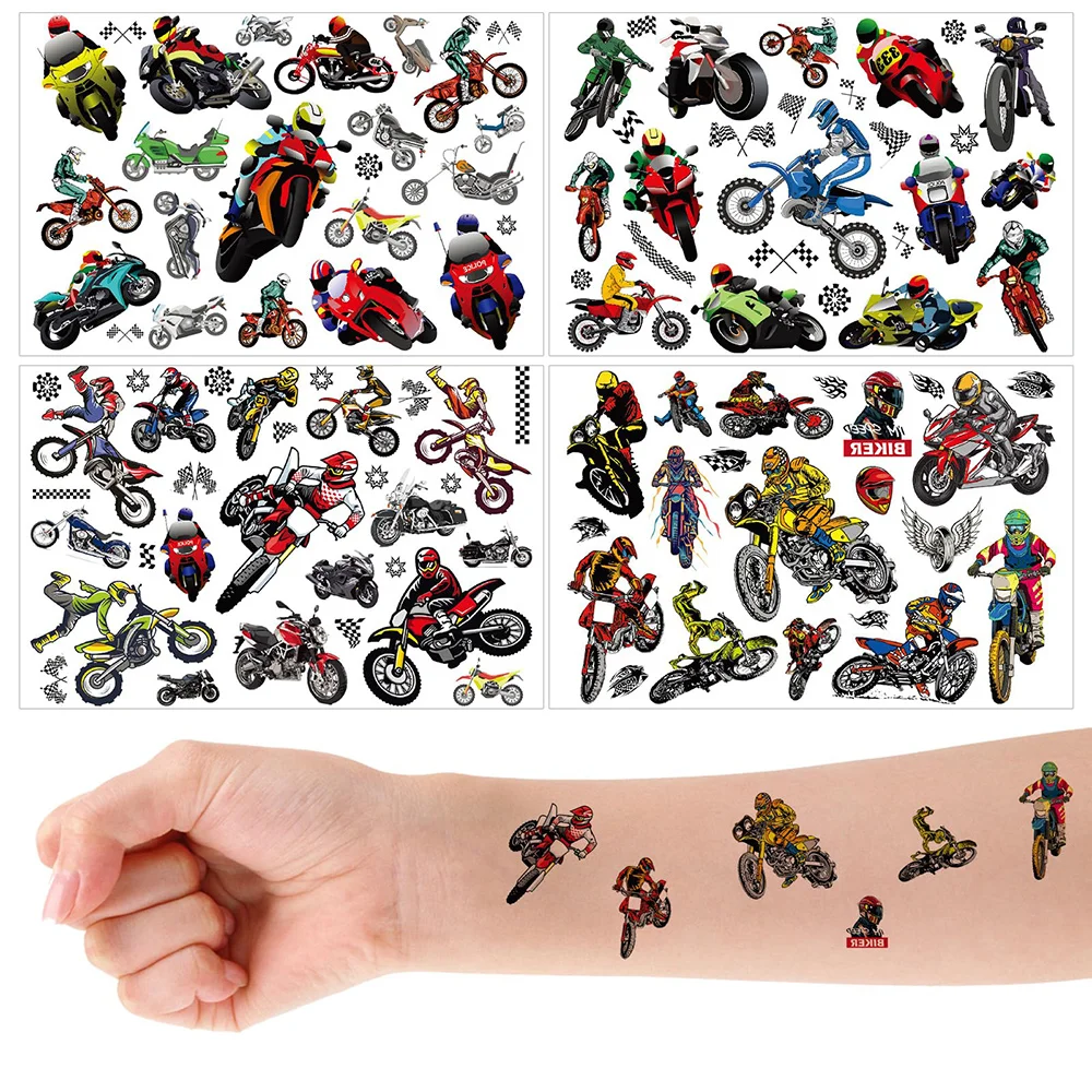 4 Sheetss Dirt Bike Temporary Tattoos Motorcycle Stickers Dirt Bike Stickers Kid Boys Girls Motorcycle Birthday Party Decoration
4 Sheetss Dirt Bike Temporary Tattoos Motorcycle Stickers Dirt Bike Stickers Kid Boys Girls Motorcycle Birthday Party Decoration