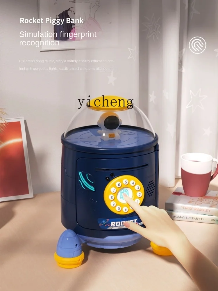ZZ Children's Rocket Coin Bank Boys Can Save Only-in-No-out Savings Password Suitcase
ZZ Children's Rocket Coin Bank Boys Can Save Only-in-No-out Savings Password Suitcase