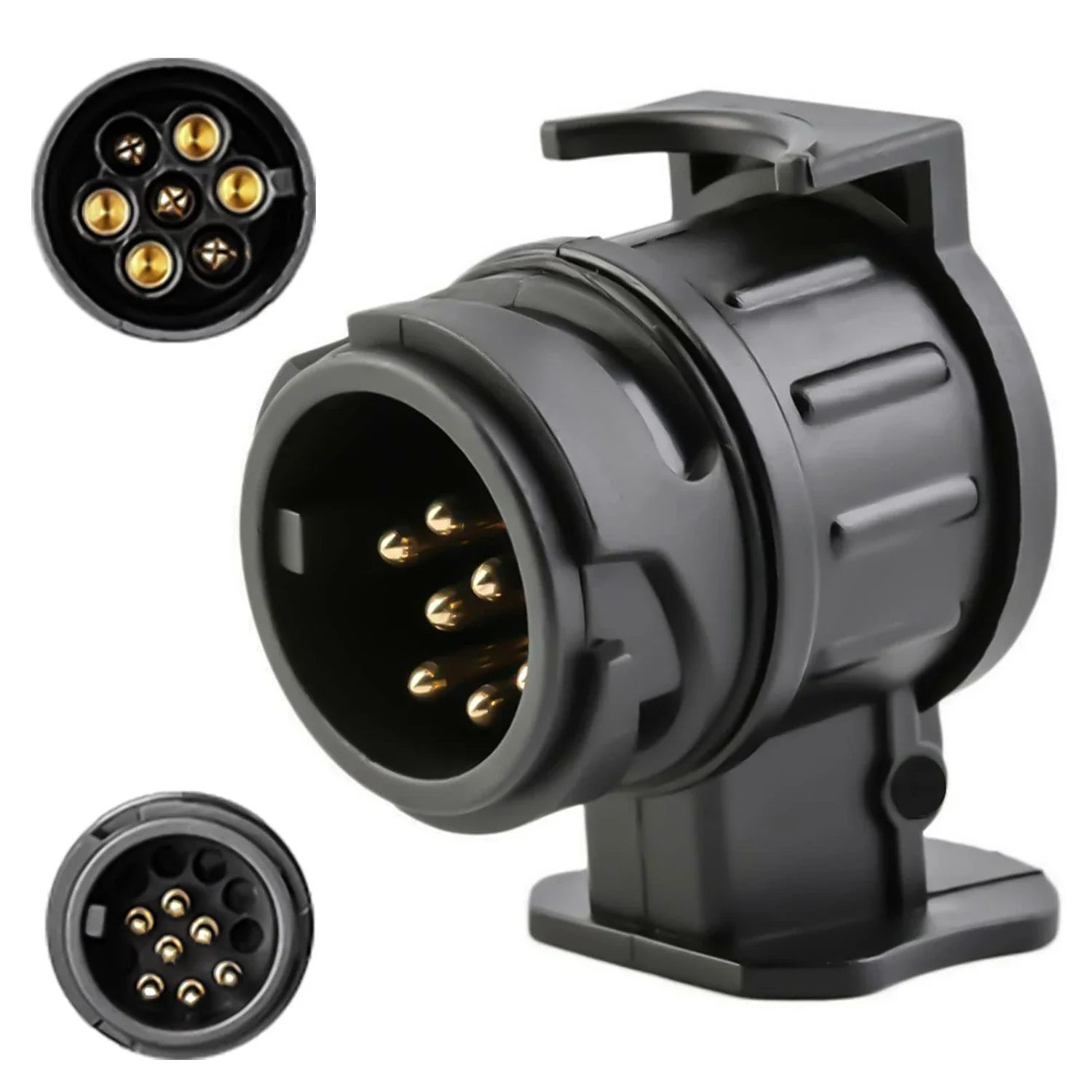 Waterproof towing plug 12V socket, 13 to 7-pin RV connector mini socket adapter suitable for RV trailer towing vehicles
Waterproof towing plug 12V socket, 13 to 7-pin RV connector mini socket adapter suitable for RV trailer towing vehicles