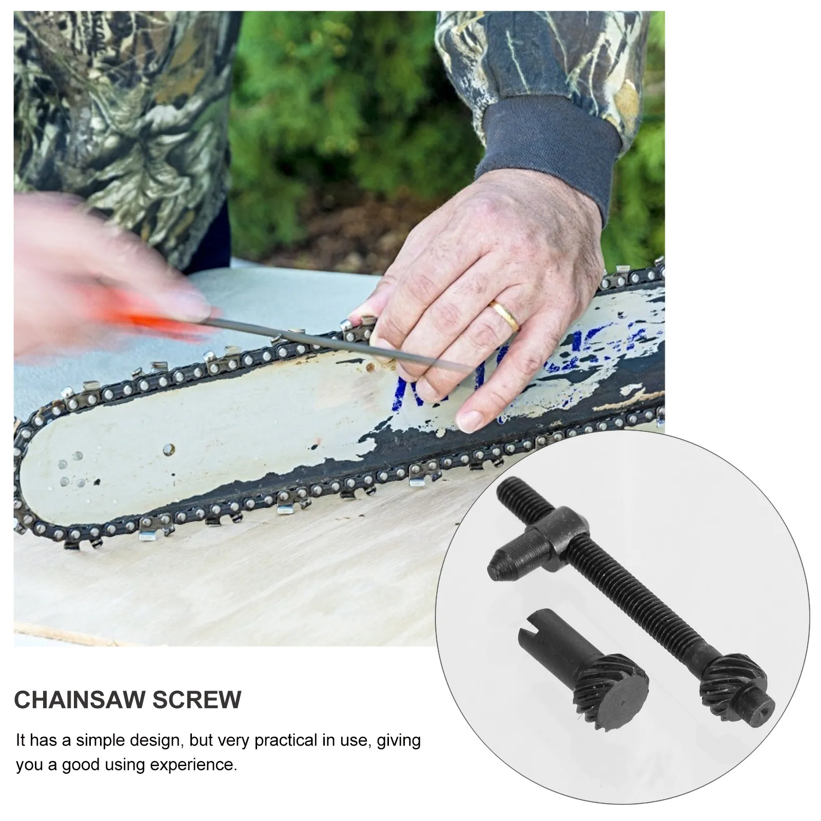 1Set Chain Tensioner Screw Precision-Machined Metal Adjuster for Chainsaw Chain Tightening No Manual Adjustment Needed Rust
1Set Chain Tensioner Screw Precision-Machined Metal Adjuster for Chainsaw Chain Tightening No Manual Adjustment Needed Rust