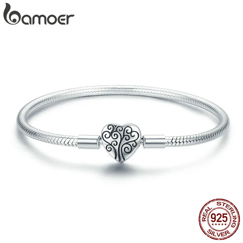 BAMOER, 100% 925 пробы, серебро, весна, дерево жизни, в форме сердца, застежка, цепочка, браслет, Стерлинговое Серебро, ювелирное изделие, S925 SCB066
BAMOER, 100% 925 пробы, серебро, весна, дерево жизни, в форме сердца, застежка, цепочка, браслет, Стерлинговое Серебро, ювелирное изделие, S925 SCB066