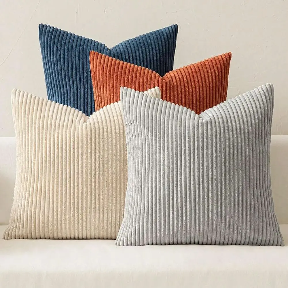 Farmhouse Throw Pillow Covers 18x18 Inch Set Of 4 Rustic Modern Neutral Cushion Covers Soft Corduroy Nordic Decor Couch Bed Sof
Farmhouse Throw Pillow Covers 18x18 Inch Set Of 4 Rustic Modern Neutral Cushion Covers Soft Corduroy Nordic Decor Couch Bed Sof