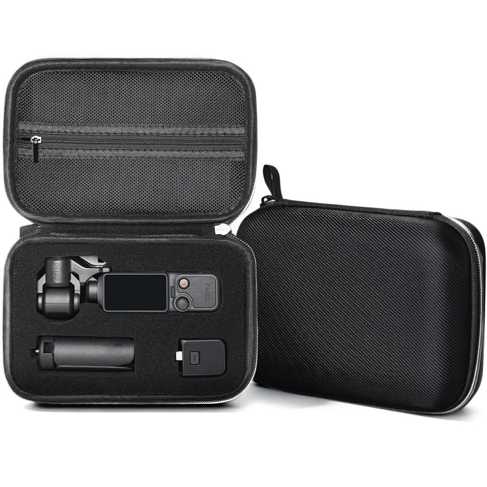 Lightweight EVA Hard Case for DJI Pocket 4 Shockproof Water Resistant Mesh Pocket for Cables and Lanyard
Lightweight EVA Hard Case for DJI Pocket 4 Shockproof Water Resistant Mesh Pocket for Cables and Lanyard