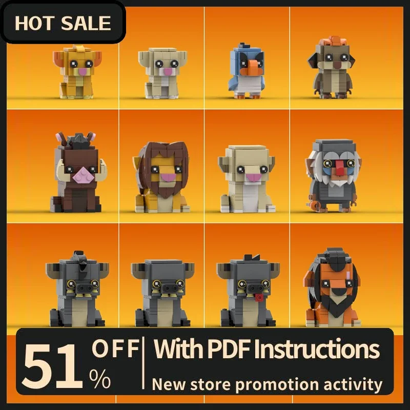 New Popular Lion Animation Series Moc Character Square Head Figures Model Custom Puzzles Diy Creative Ideas Toys Birthday Gifts
New Popular Lion Animation Series Moc Character Square Head Figures Model Custom Puzzles Diy Creative Ideas Toys Birthday Gifts