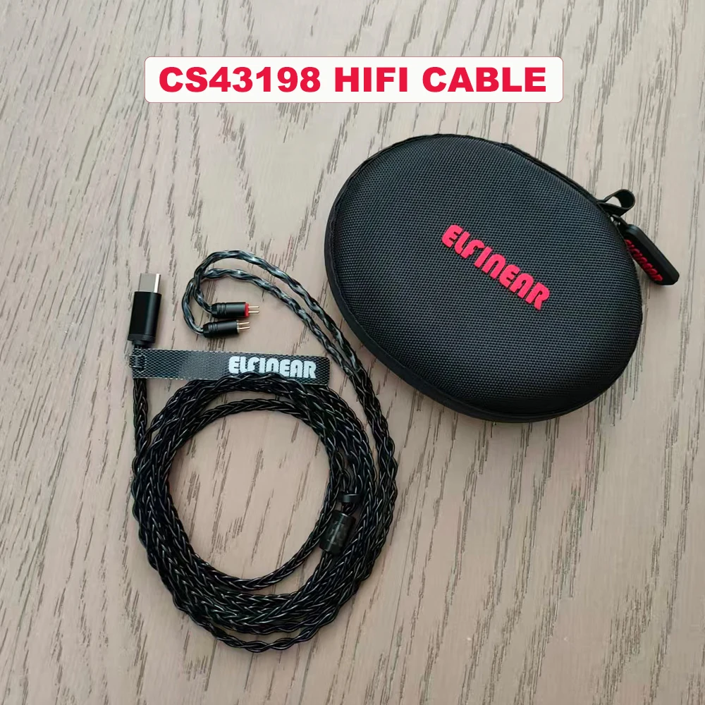 ELFINEAR CS43198 HiFi Cable TYPE C to MMCX,Type C to 0.78 2Pin Upgrade Cable For Audiophiles
ELFINEAR CS43198 HiFi Cable TYPE C to MMCX,Type C to 0.78 2Pin Upgrade Cable For Audiophiles