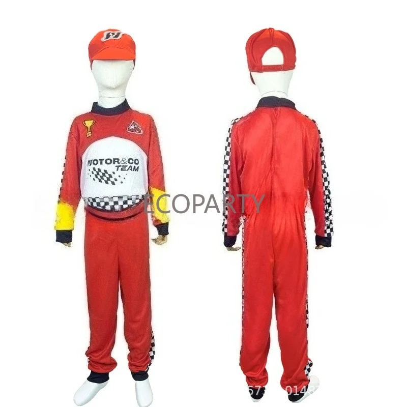 Didsfraz Halloween Racer Cosplay Red Race Car Driver Uniform Children`s Racing Driver Costume Fancy Dress Masquerade Costume
Didsfraz Halloween Racer Cosplay Red Race Car Driver Uniform Children`s Racing Driver Costume Fancy Dress Masquerade Costume
