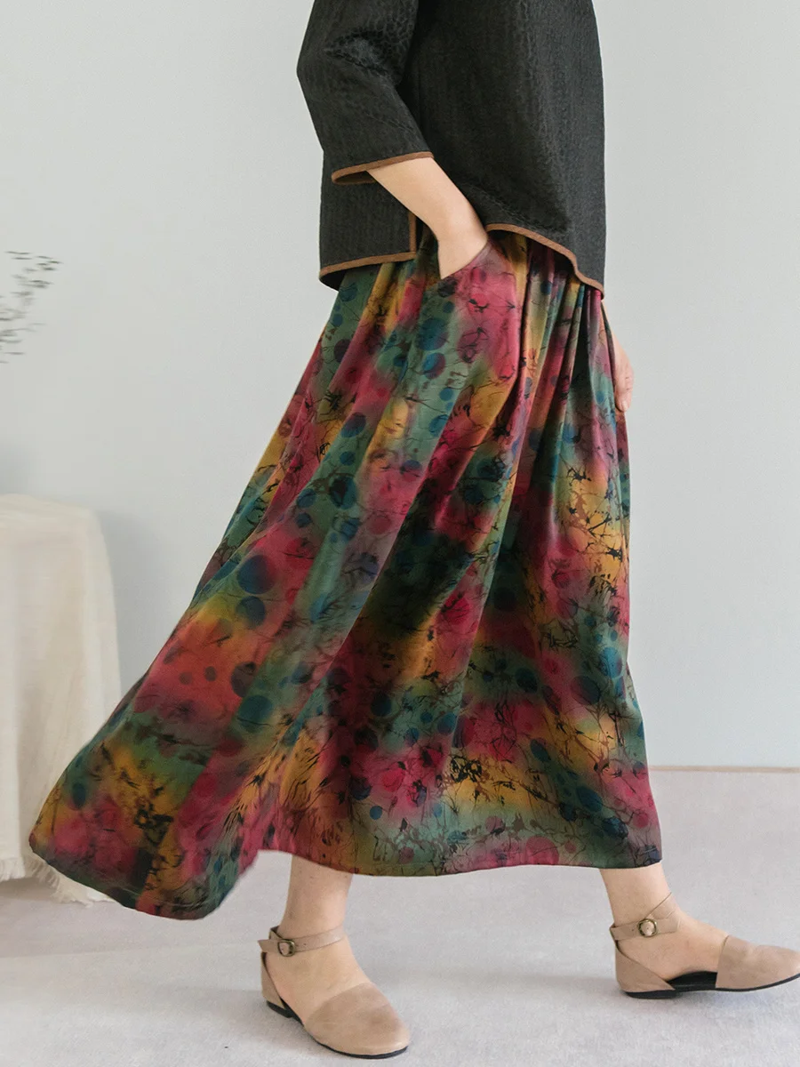 August Rye Spoon Original Design Silk Satin Fraant Cloud Silk ket Button Full Skirt f Length Vintage Sle mid Waist
August Rye Spoon Original Design Silk Satin Fraant Cloud Silk ket Button Full Skirt f Length Vintage Sle mid Waist