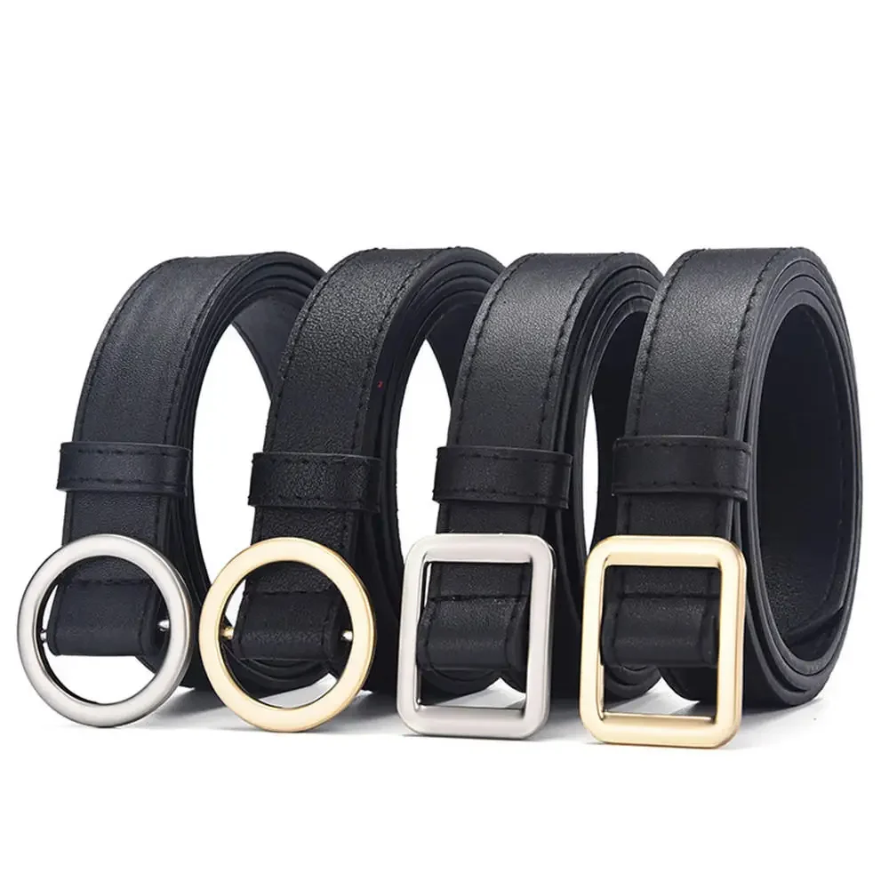 Personalized Perforated Round Buckle Women's Belt Korean Edition Simple Retro Female Student Jeans Casual Fashion Belt
Personalized Perforated Round Buckle Women's Belt Korean Edition Simple Retro Female Student Jeans Casual Fashion Belt