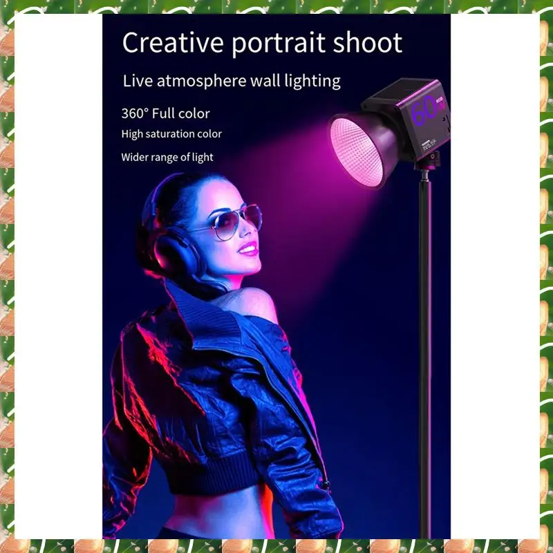 JAJA 60W Photography Fill Light Portable COB RGB Video Light 2500-6500K Outdoor Studio Video Recording Photography EU Plug
JAJA 60W Photography Fill Light Portable COB RGB Video Light 2500-6500K Outdoor Studio Video Recording Photography EU Plug