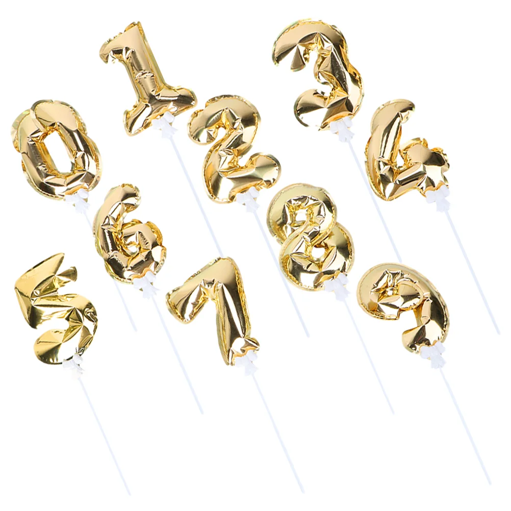 10 Pcs Balloons Self-inflatingdigital Number Cute Birthday Large Plug-in Automatic Party Golden Decorations Layout Props Baby
10 Pcs Balloons Self-inflatingdigital Number Cute Birthday Large Plug-in Automatic Party Golden Decorations Layout Props Baby