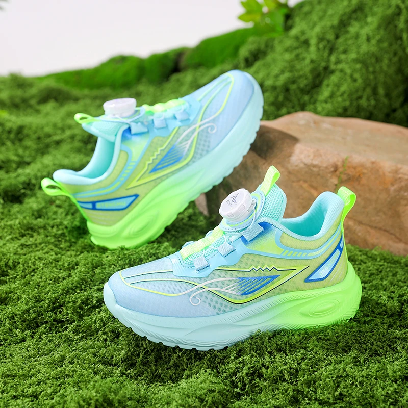 A pair of children's fresh color mesh sports shoes easy rotary buckle soft anti-slip outsole comfy all-day outdoor shoes XL-1306
A pair of children's fresh color mesh sports shoes easy rotary buckle soft anti-slip outsole comfy all-day outdoor shoes XL-1306