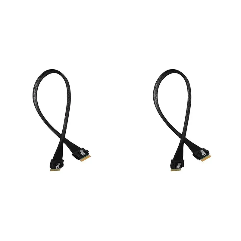 ABBG-2X PCIE4.0X8 SFF8654 To SFF8654 Male To Male Data Cable Slimsas 8X SFF8654 X8 GEN4 Cable For GPU Graphics Card SSD B
ABBG-2X PCIE4.0X8 SFF8654 To SFF8654 Male To Male Data Cable Slimsas 8X SFF8654 X8 GEN4 Cable For GPU Graphics Card SSD B