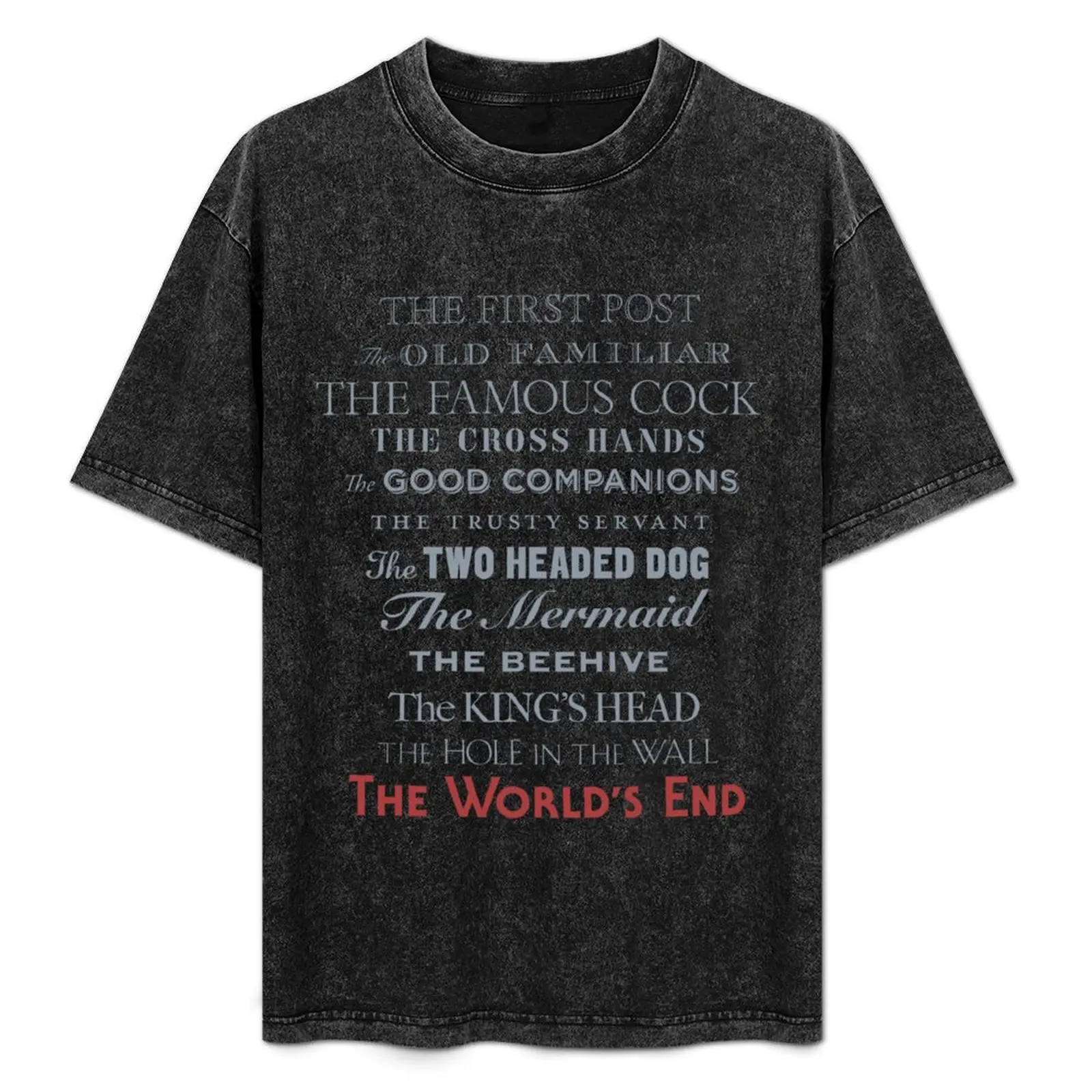 The World's End T-Shirt Comfortable Daily Wear Tee
The World's End T-Shirt Comfortable Daily Wear Tee