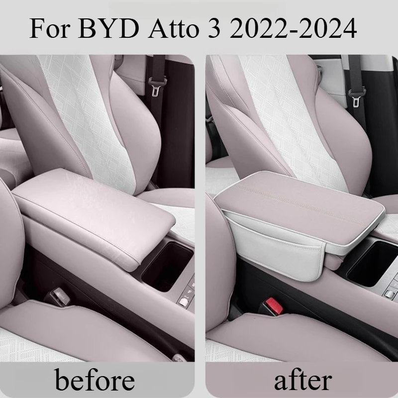 Подлокотник с центральным управлением, увеличивающая коробку для BYD Atto 3 2022-2024, модификация салона автомобиля, защитные кожаные аксессуары
Подлокотник с центральным управлением, увеличивающая коробку для BYD Atto 3 2022-2024, модификация салона автомобиля, защитные кожаные аксессуары