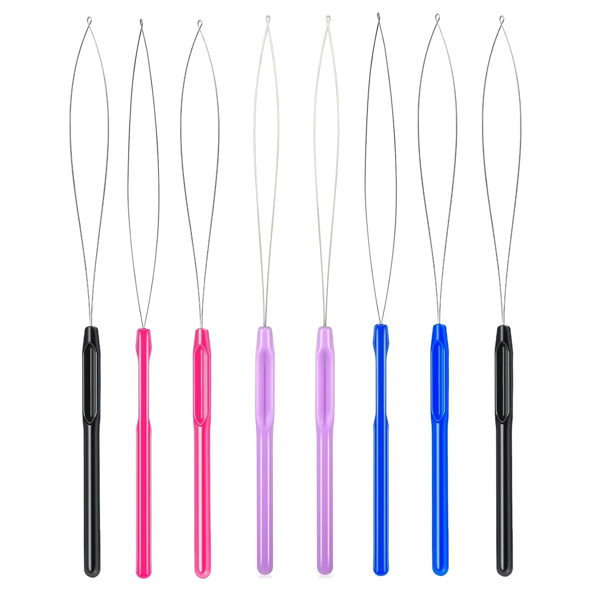 5PCS/Lot Micro Rings Hair Extensions Tool Plastic Handle Loop Needle and Iron Wire for Salon Barber Supplies
5PCS/Lot Micro Rings Hair Extensions Tool Plastic Handle Loop Needle and Iron Wire for Salon Barber Supplies