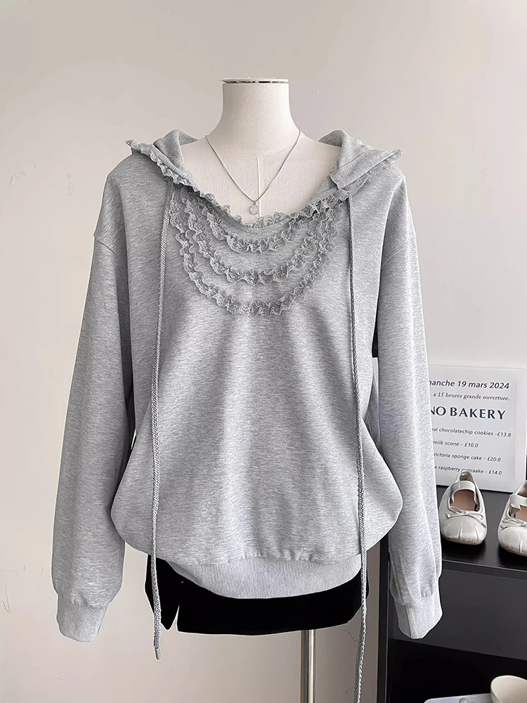 Hooded Sweatshirt Women Autumn Winter Design Sense Niche Long Sleeve Hoodies Fashionable Casual Loose Pullovers Tops
Hooded Sweatshirt Women Autumn Winter Design Sense Niche Long Sleeve Hoodies Fashionable Casual Loose Pullovers Tops
