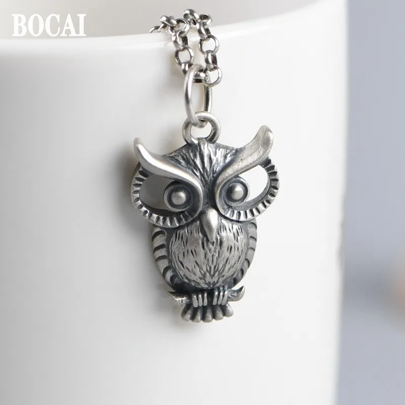 Real S925 Sterling Silver Pendant for Men Women 2023 New Women's Fashion Jewelry Handmade Hollow Bird Owl Pure Argentum
Real S925 Sterling Silver Pendant for Men Women 2023 New Women's Fashion Jewelry Handmade Hollow Bird Owl Pure Argentum