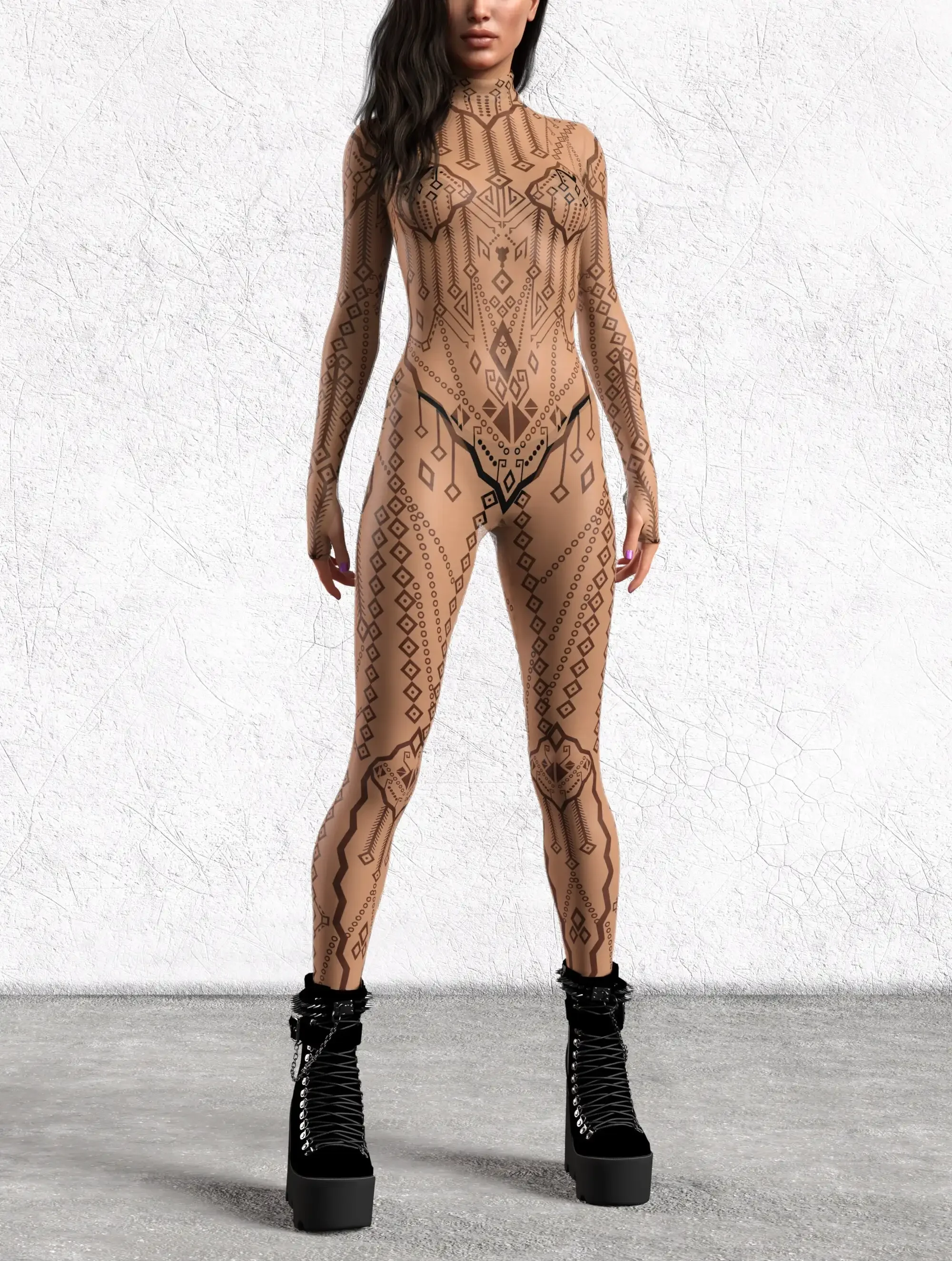 Halloween Women Sexy Psychedelic Jumpsuit for Women Bodysuits Outfits Carnival Party Stretch Zentai Tights
Halloween Women Sexy Psychedelic Jumpsuit for Women Bodysuits Outfits Carnival Party Stretch Zentai Tights