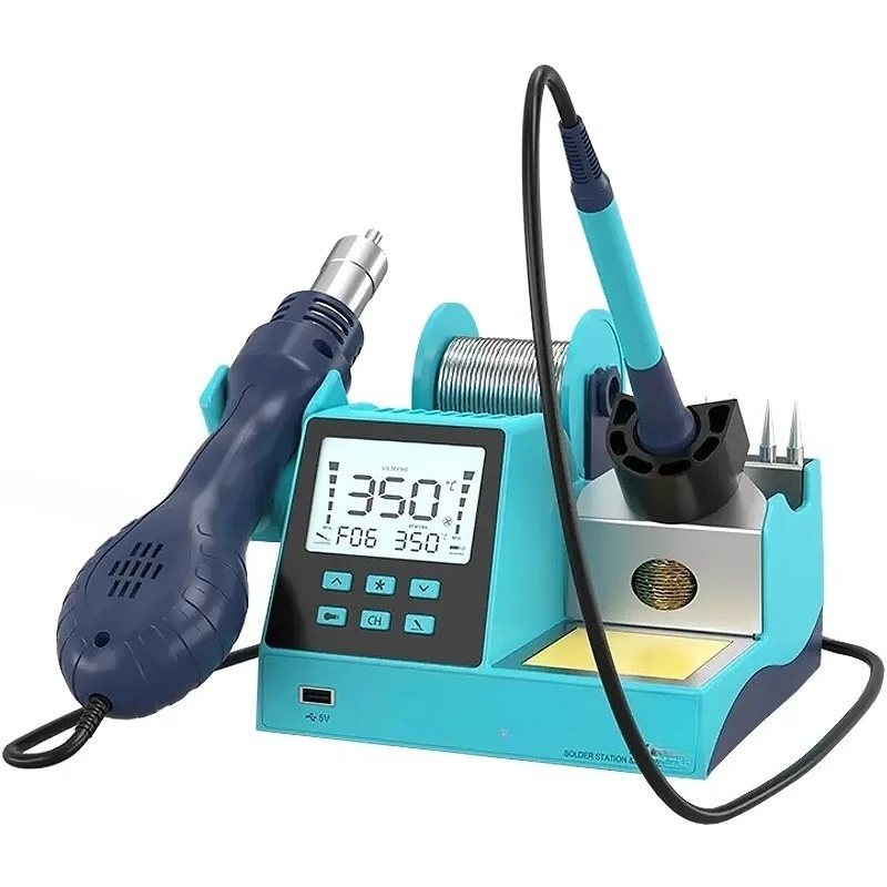 2-In-1 BK602S multi-functional hot air gun dismantling and welding table constant temperature welding table
2-In-1 BK602S multi-functional hot air gun dismantling and welding table constant temperature welding table