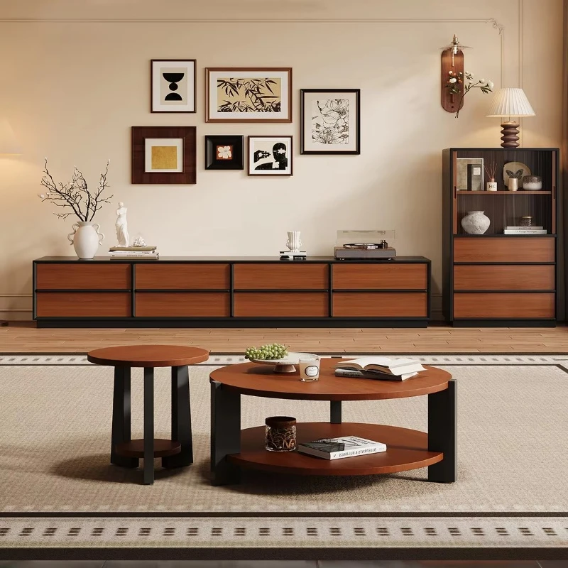 High-end luxury living room furniture design coffee table Modern square coffee table Multifunctional side table with drawers
High-end luxury living room furniture design coffee table Modern square coffee table Multifunctional side table with drawers