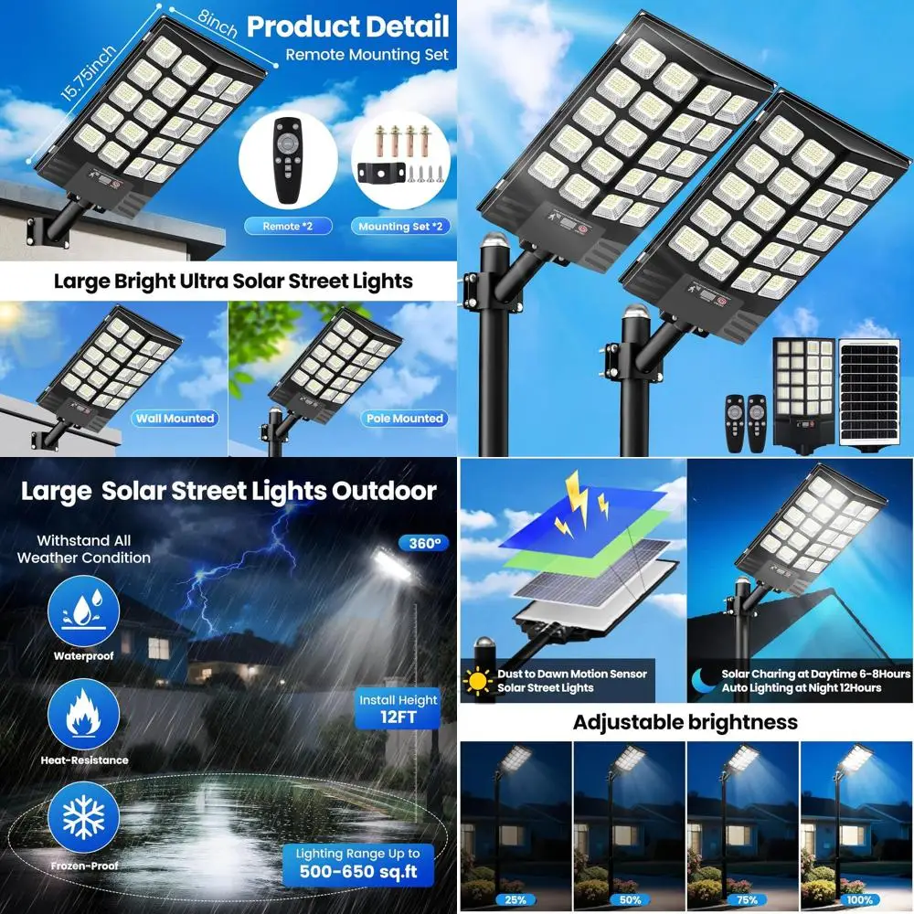 16 высокомощных водонепроницаемых светодиодных светильников для парковок с датчиком движения и пультом дистанционного управления
16 высокомощных водонепроницаемых светодиодных светильников для парковок с датчиком движения и пультом дистанционного управления