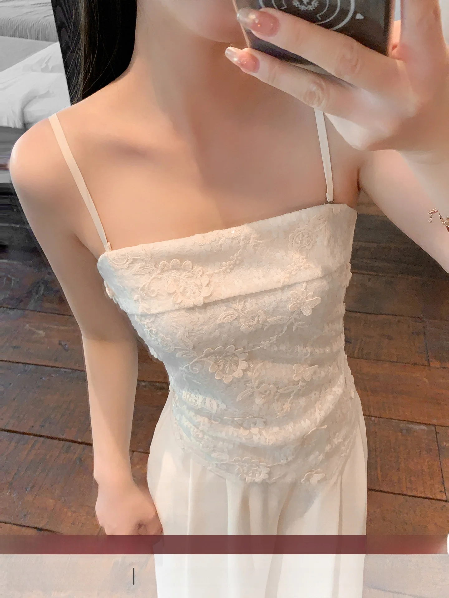 New Chinese Style Lace Trim Belted Straight Leg Crop Top Women's Summer Atmosphere Sensation Camisole by Yiyi Home
New Chinese Style Lace Trim Belted Straight Leg Crop Top Women's Summer Atmosphere Sensation Camisole by Yiyi Home
