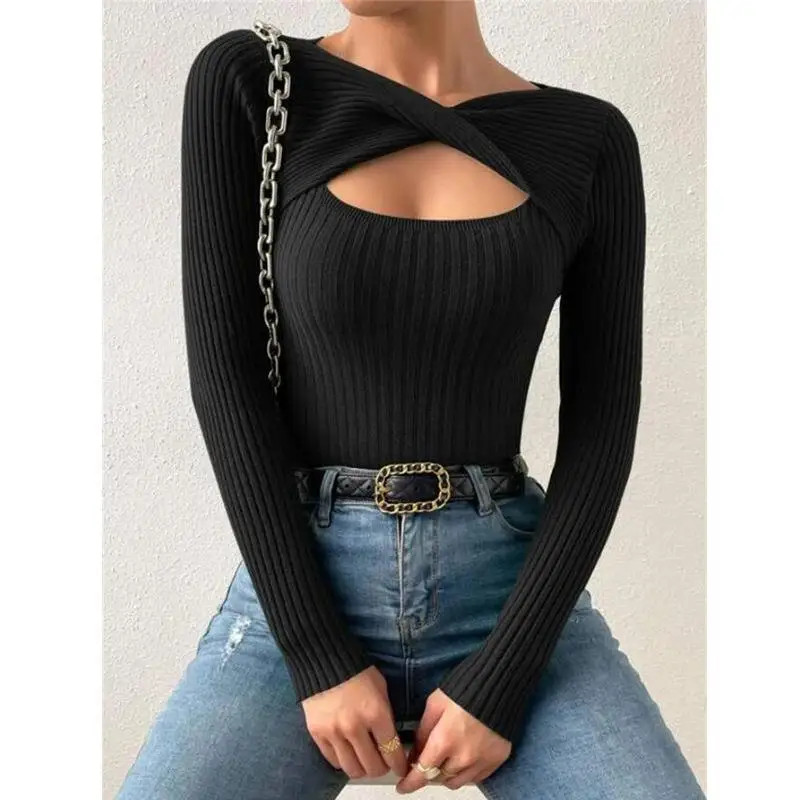 Women's Hollowed out Pullover Knitted Sweater Top Slim Fit Polyester Fiber Medium Thin Color Faion Sle
Women's Hollowed out Pullover Knitted Sweater Top Slim Fit Polyester Fiber Medium Thin Color Faion Sle