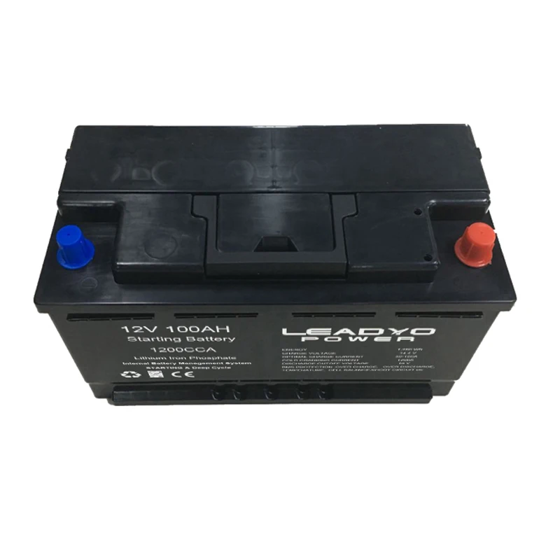 12V 100Ah литий-ионный пусковой аккумулятор для электромобиля
12V 100Ah литий-ионный пусковой аккумулятор для электромобиля