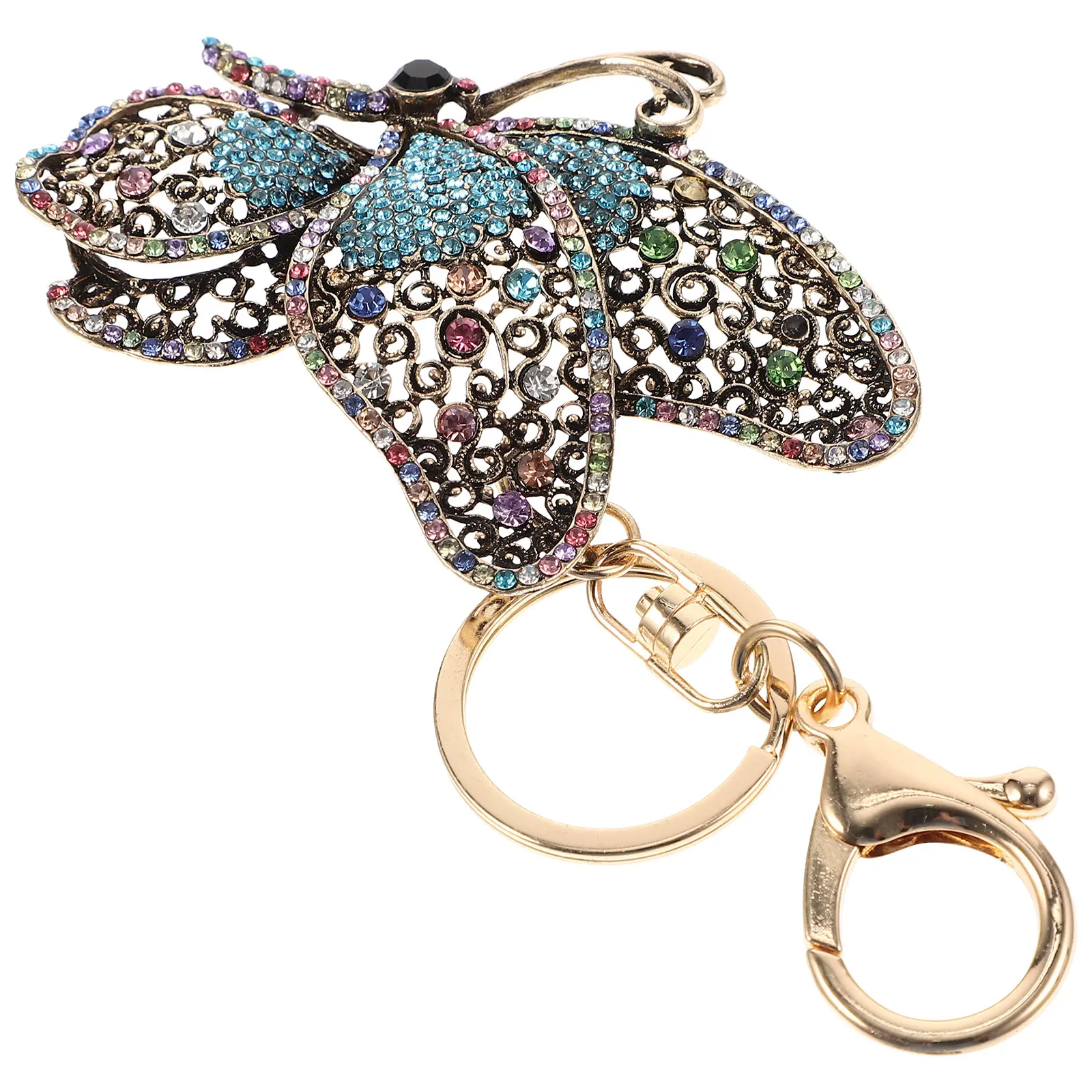 Colorful Rhinestone Butterfly Keychain Lightweight Wear Resistant Bag Keyring Perfect Women Girls Backpack Pendant Key Holder
Colorful Rhinestone Butterfly Keychain Lightweight Wear Resistant Bag Keyring Perfect Women Girls Backpack Pendant Key Holder