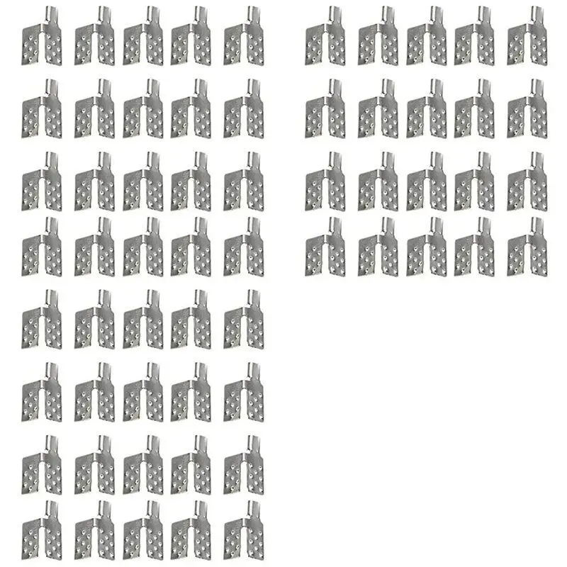 【TODAY-ONLY!】240Pcs Carbon Thermal Film Clamp Connector, Warm Floor Copper Plated Silver Clip Accessories, Floor Heating Film Cl
【TODAY-ONLY!】240Pcs Carbon Thermal Film Clamp Connector, Warm Floor Copper Plated Silver Clip Accessories, Floor Heating Film Cl