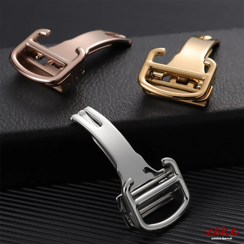 Stainless Steel Watch Buckle for Cartier 12mm 14mm 16mm 18mm Replacement Watch Clasp Silver Rose Gold Folding Clasp Accessories
Stainless Steel Watch Buckle for Cartier 12mm 14mm 16mm 18mm Replacement Watch Clasp Silver Rose Gold Folding Clasp Accessories