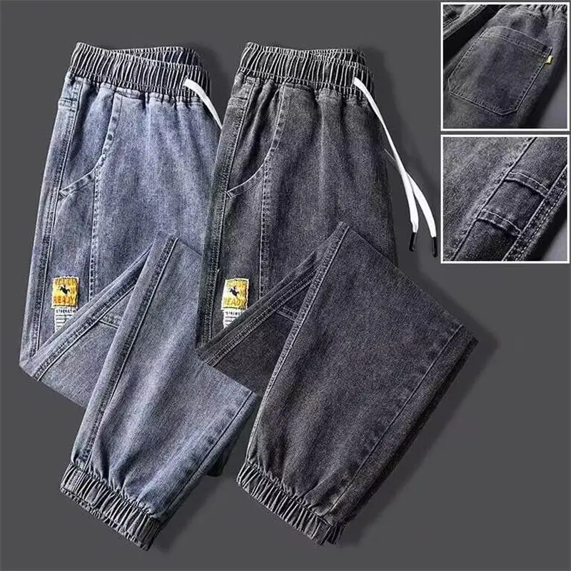 Свободные повседневные мужские джинсы Молодежные модные Thiened Denim Осень Зима Весна Мужские свободные брюки с манжетами для отдыха
Свободные повседневные мужские джинсы Молодежные модные Thiened Denim Осень Зима Весна Мужские свободные брюки с манжетами для отдыха