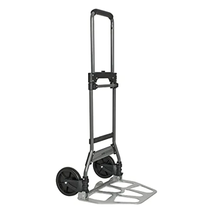 Folding Hand Truck and Dolly, 264 Lb Capacity Heavy-Duty Luggage Trolley Cart with Telescoping Handle and PP+EVA Wheels
Folding Hand Truck and Dolly, 264 Lb Capacity Heavy-Duty Luggage Trolley Cart with Telescoping Handle and PP+EVA Wheels