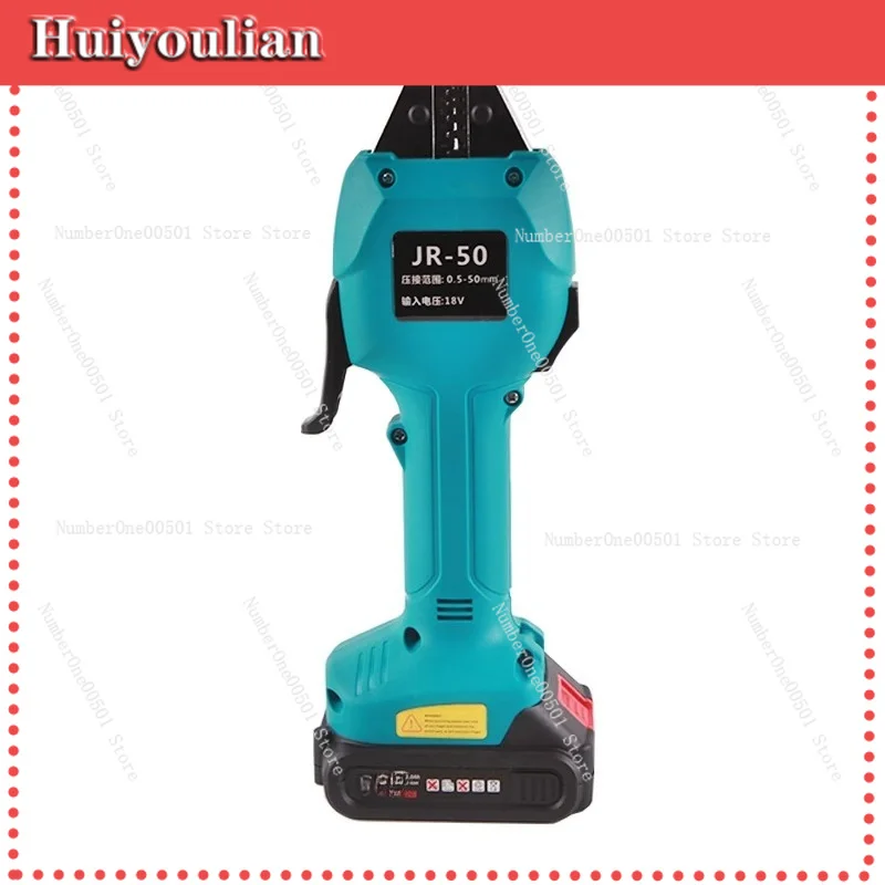 JR-50 Rechargeable Mini Crimping Pliers Electric Crimping Pliers Lithium Battery Cold Pressing Terminal Pre-insulated Tube
JR-50 Rechargeable Mini Crimping Pliers Electric Crimping Pliers Lithium Battery Cold Pressing Terminal Pre-insulated Tube