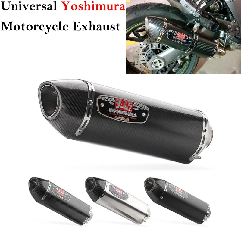 51MM Universal Motorcycle Yoshimura R77 Modified Exhaust Pipe DB Killer Silencer For Honda PCX 125 150 MT09 R7 TMX530 CB500 MT07
51MM Universal Motorcycle Yoshimura R77 Modified Exhaust Pipe DB Killer Silencer For Honda PCX 125 150 MT09 R7 TMX530 CB500 MT07