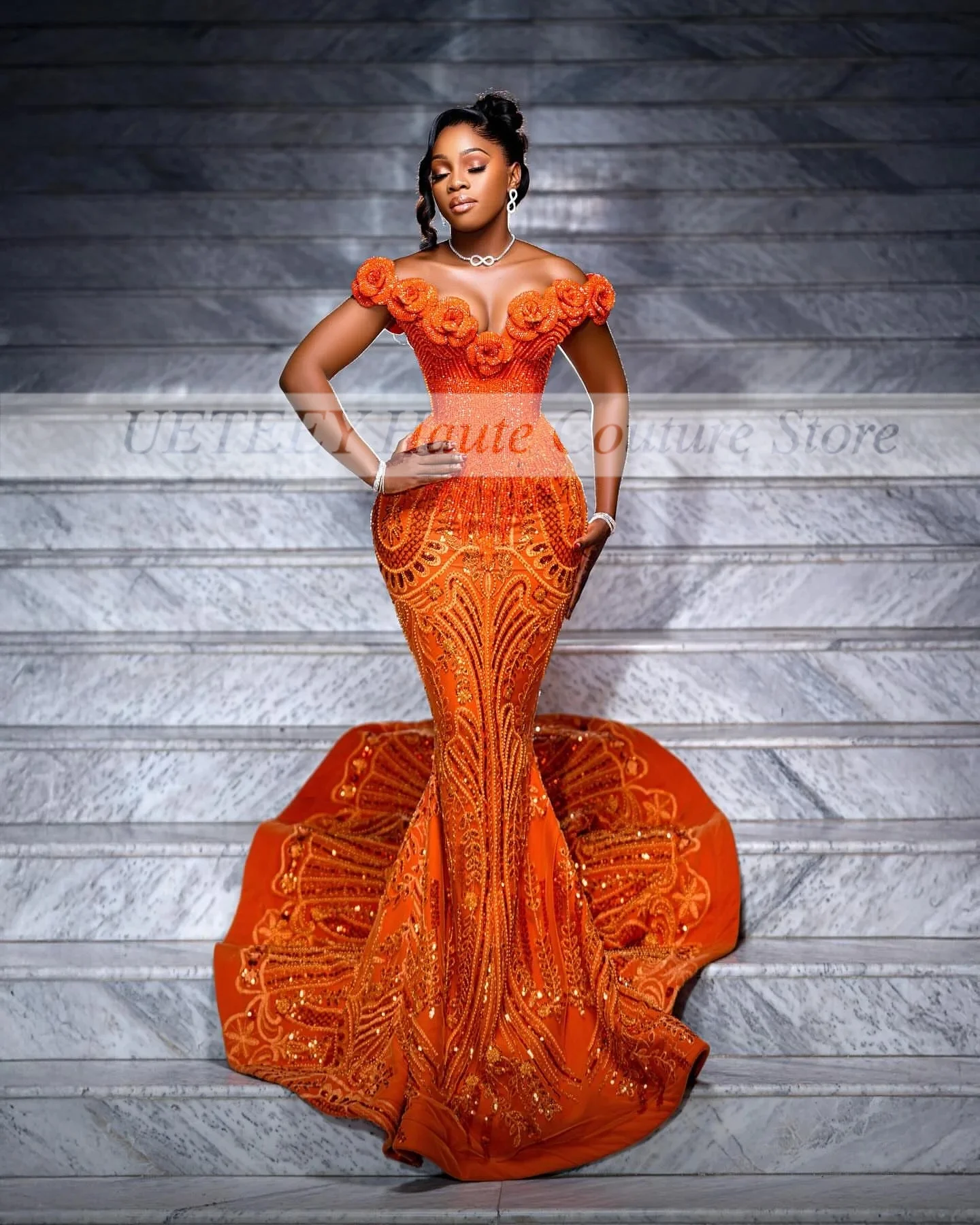 Новые оранжевые платья русалки для выпускного вечера Aso Ebi Leaf Вечернее платье Блестящие свадебные платья Выпускное платье по индивидуальному заказу
Новые оранжевые платья русалки для выпускного вечера Aso Ebi Leaf Вечернее платье Блестящие свадебные платья Выпускное платье по индивидуальному заказу