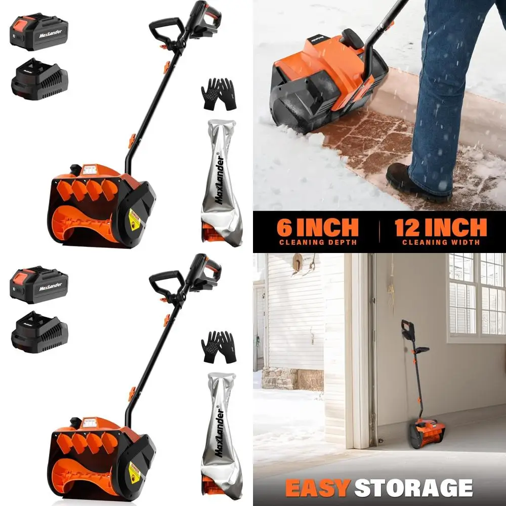 Аккумуляторная снегоочистительная машина 20 В, 12 дюймов, аккумулятором емкостью 4,0 Ач, быстрое зарядное устройство и крышкой
Аккумуляторная снегоочистительная машина 20 В, 12 дюймов, аккумулятором емкостью 4,0 Ач, быстрое зарядное устройство и крышкой