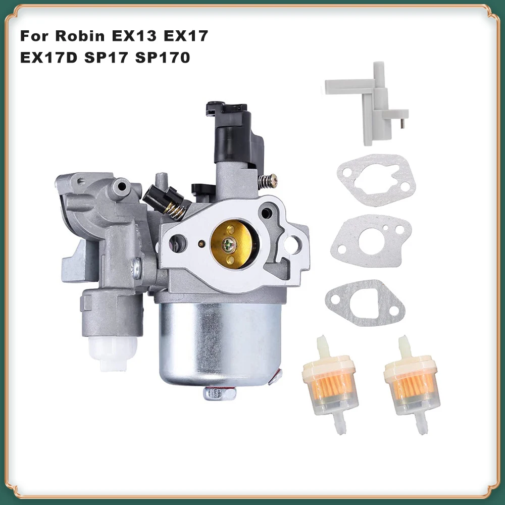 Replacement Carburetor Compatible with Subaru Robin EX13, EX17, EX17D, SP17, SP170, EX170 Small Engines
Replacement Carburetor Compatible with Subaru Robin EX13, EX17, EX17D, SP17, SP170, EX170 Small Engines