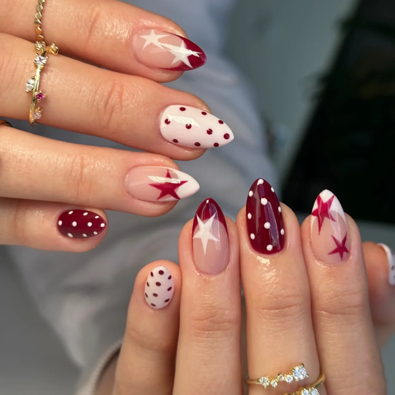 30Pcs False Nails Polka Dots Simple Stars and French Tips—High-Quality Press-On Nails Perfect As Gifts for Girls and Friends
30Pcs False Nails Polka Dots Simple Stars and French Tips—High-Quality Press-On Nails Perfect As Gifts for Girls and Friends