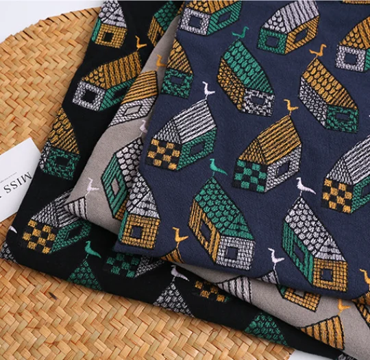 Japanese Style Thick Small House Embroidery Chinese Style Coffee Table Tea Ceremony Fabric
Japanese Style Thick Small House Embroidery Chinese Style Coffee Table Tea Ceremony Fabric
