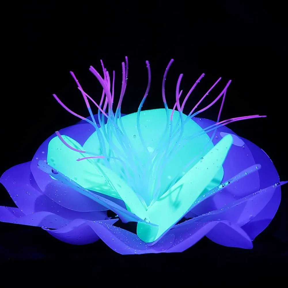 Silicone Fish Tank Ornaments Moves Naturally Soft Silica Gel Aquarium Decoration Glow Dark Lotus Aquarium Decoration Aquarium
Silicone Fish Tank Ornaments Moves Naturally Soft Silica Gel Aquarium Decoration Glow Dark Lotus Aquarium Decoration Aquarium