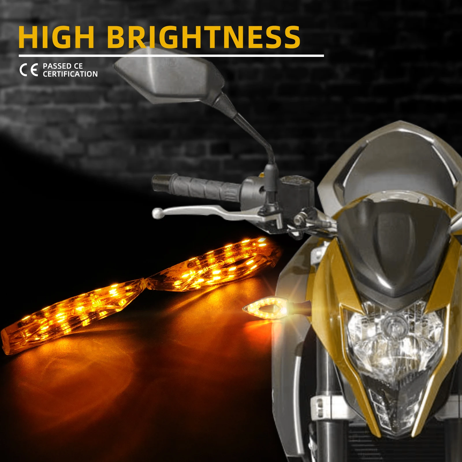 4pcs Motorcycle LED Turn Signals Fishscale Flashing Motorbike LED Bendable Daytime Running Lights Universal Moto Turn Signal
4pcs Motorcycle LED Turn Signals Fishscale Flashing Motorbike LED Bendable Daytime Running Lights Universal Moto Turn Signal
