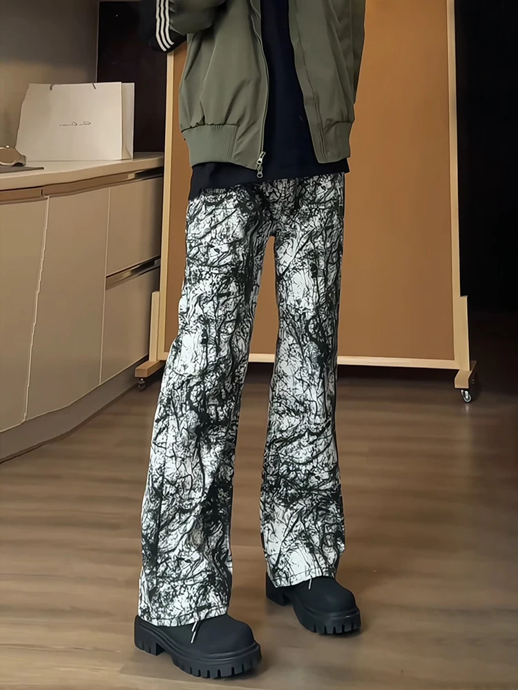 Мужские джинсы в стиле ретро-американский камуфляж, весна-осень, модные, с эффектом окрашивания, прямые, с легким расклешением, в стиле High Street
Мужские джинсы в стиле ретро-американский камуфляж, весна-осень, модные, с эффектом окрашивания, прямые, с легким расклешением, в стиле High Street