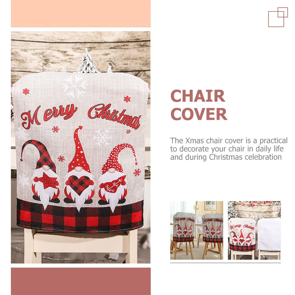 Christmas Chair Cover One Piece Machine Washable Linen Style Holiday Chair Back Cover for Dining Room Home Decor
Christmas Chair Cover One Piece Machine Washable Linen Style Holiday Chair Back Cover for Dining Room Home Decor