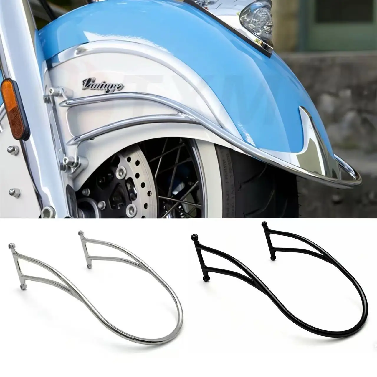 Indian Chief Classic Chieftain Dark Horse Springfieid Roadmaster Leader 14-24 Motorcycle Front Fender Bumper Guard Protector Bar
Indian Chief Classic Chieftain Dark Horse Springfieid Roadmaster Leader 14-24 Motorcycle Front Fender Bumper Guard Protector Bar